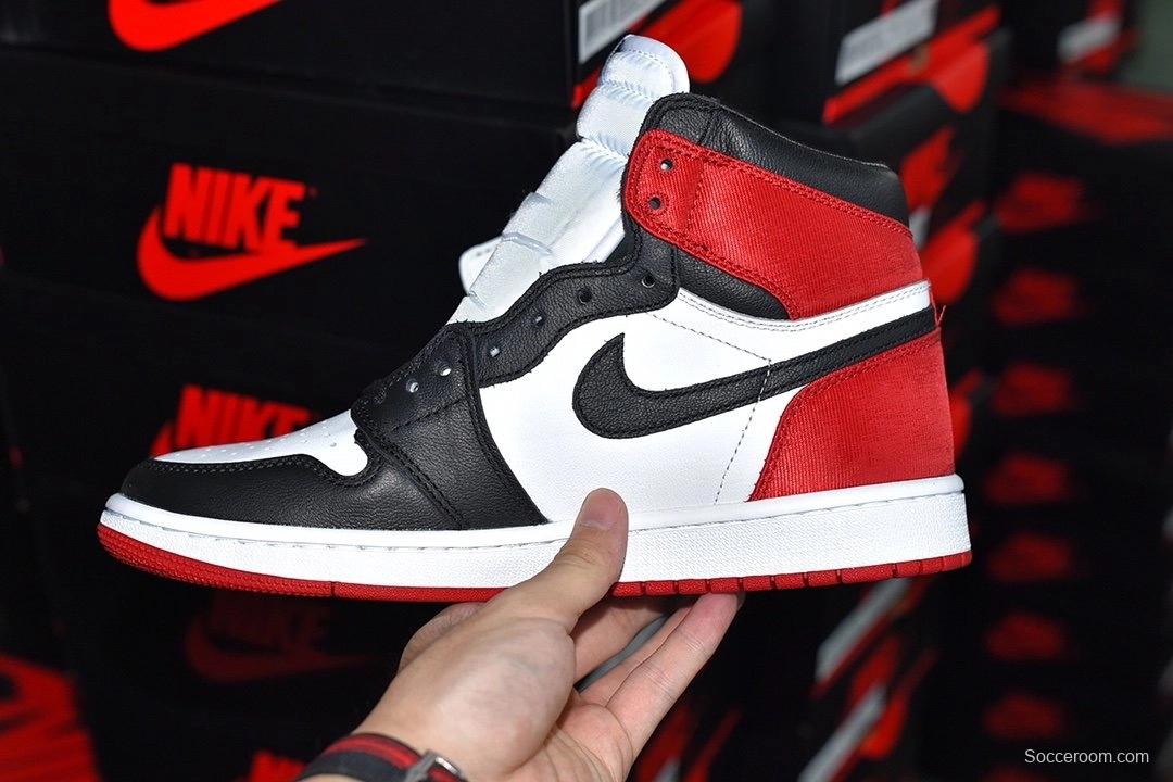 Air Jordan 1 Satin Black Toe