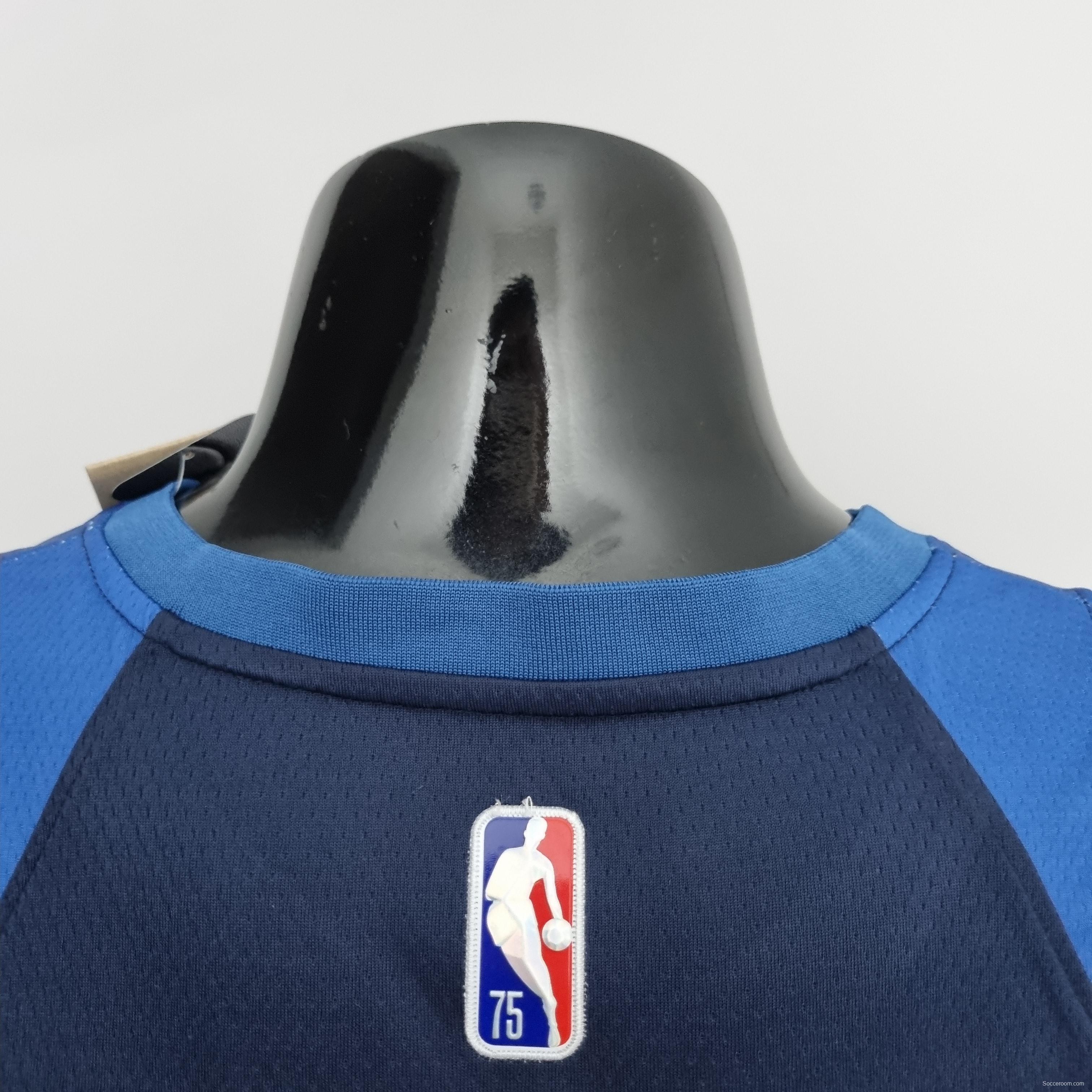 75th Anniversary Minnesota Timberwolves TOWNS#32 Royal Blue NBA Jersey