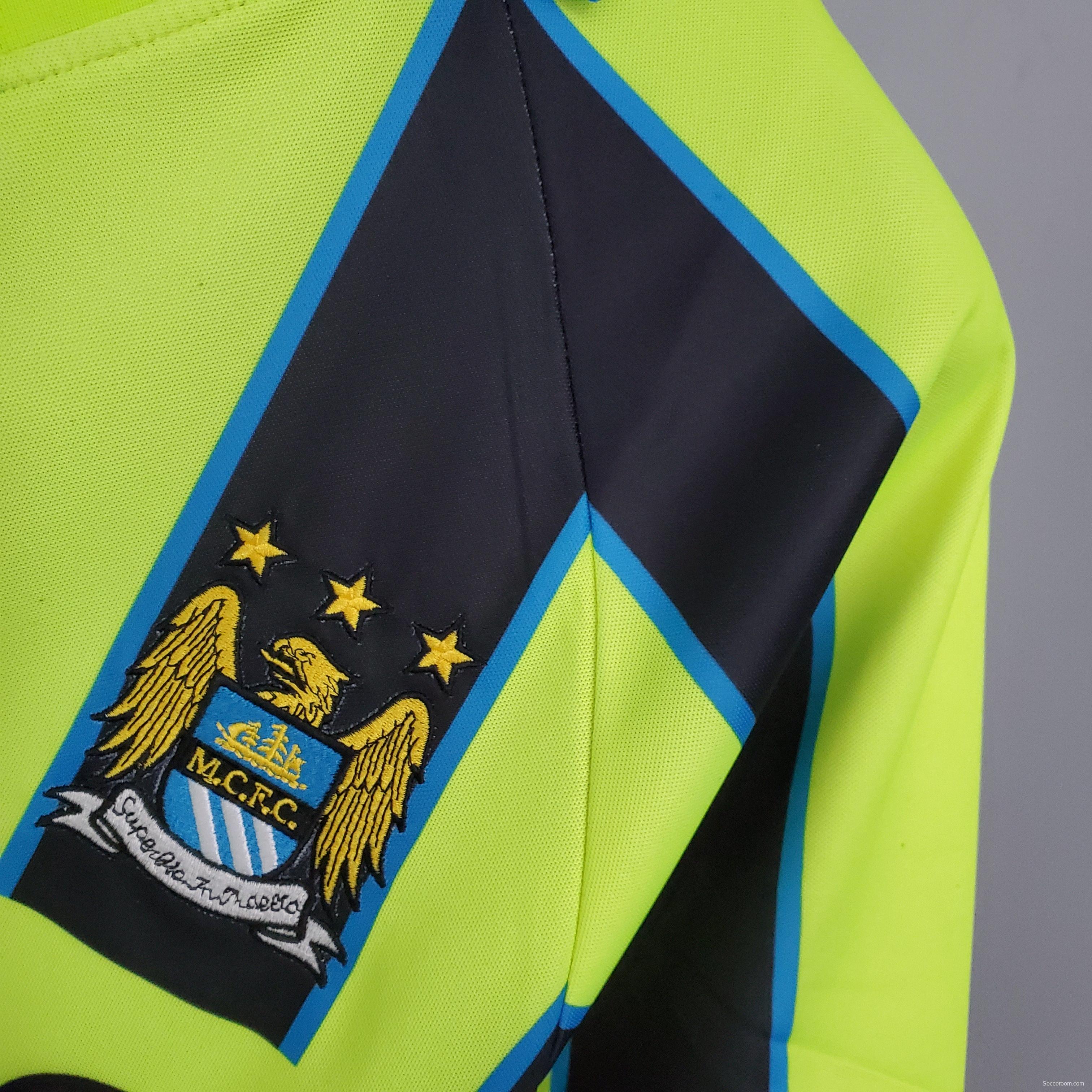 Retro Manchester City 98/99 away Soccer Jersey