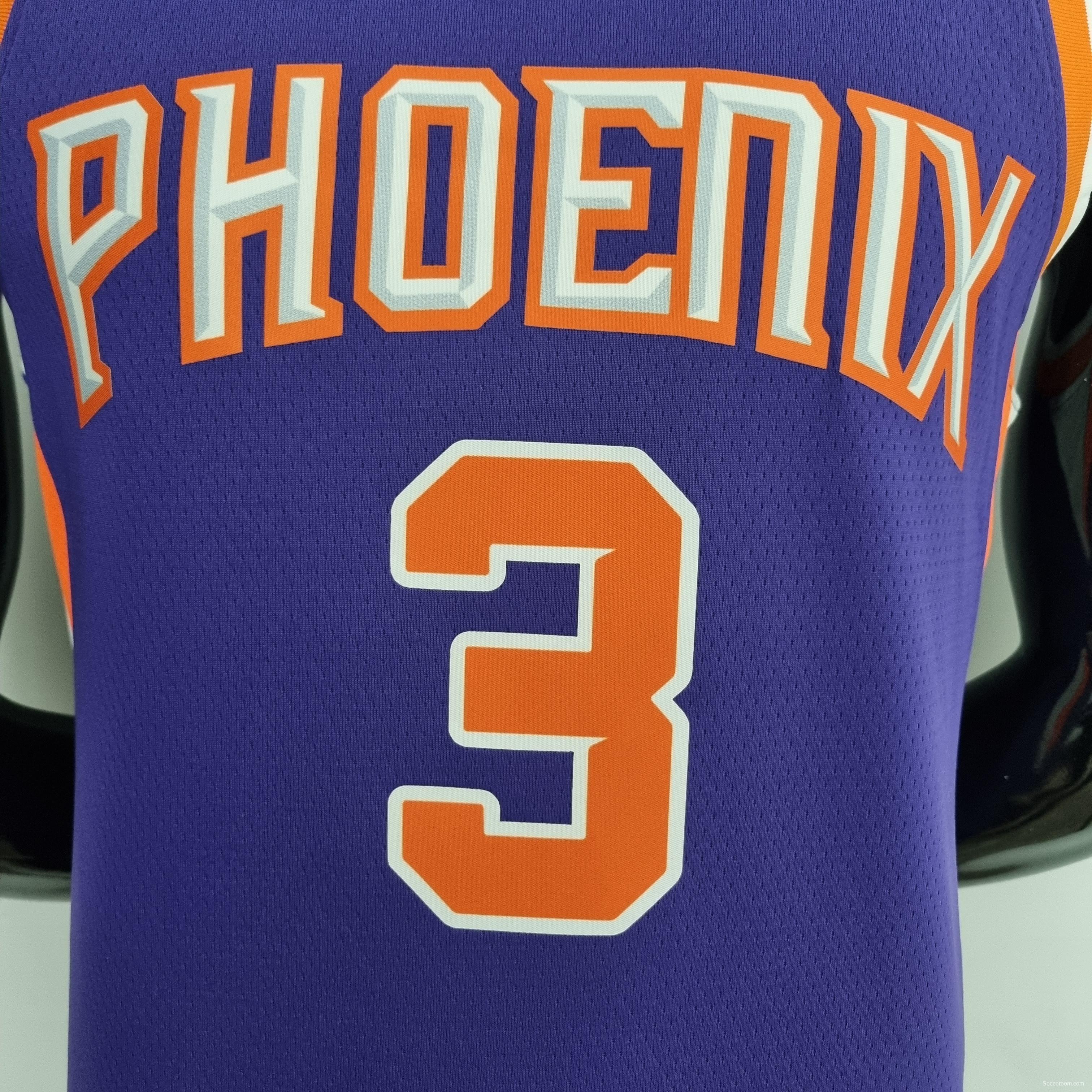 75th Anniversary Paul #3 Phoenix Suns Purple NBA Jersey