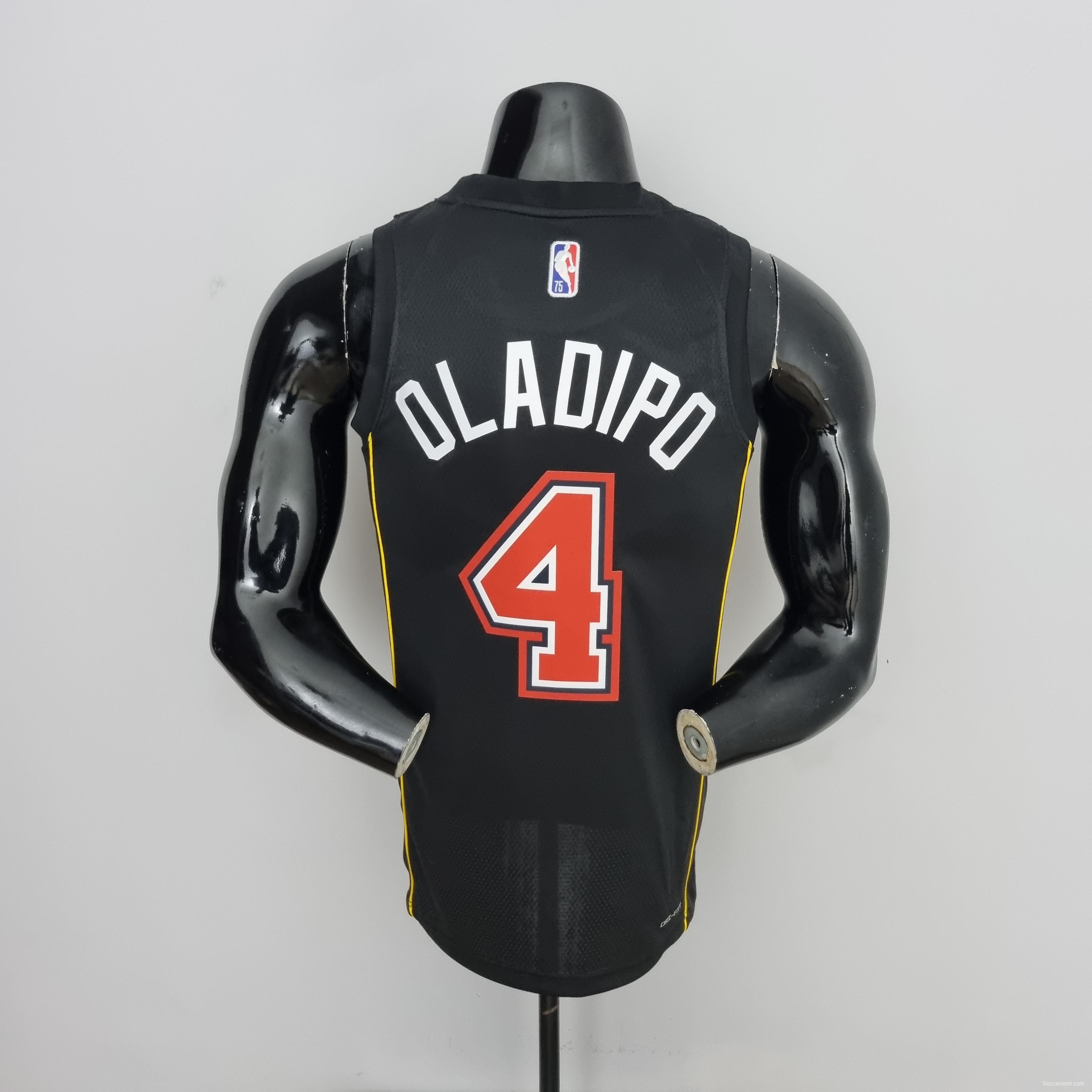 2022 Oladipo #4 Miami Heat City Edition NBA Jersey