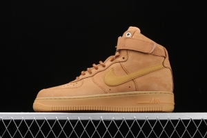 NIKE Air Force 1 High'07 2019 new wheat color high upper shoes CJ9178-200