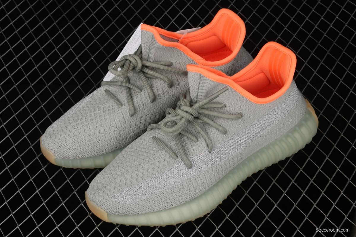 Adidas Yeezy Boost 350 V2 Desert Sage FX9035 Darth Coconut 350 second generation hollowed-out galactic sage color BASF Boost original