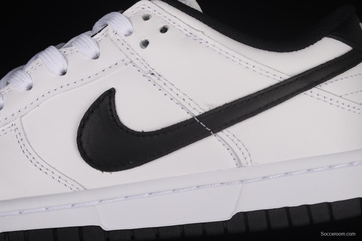 NIKE SB DUNK Low white and black color dunk series low-side leisure sports skateboard shoes DD1503-113