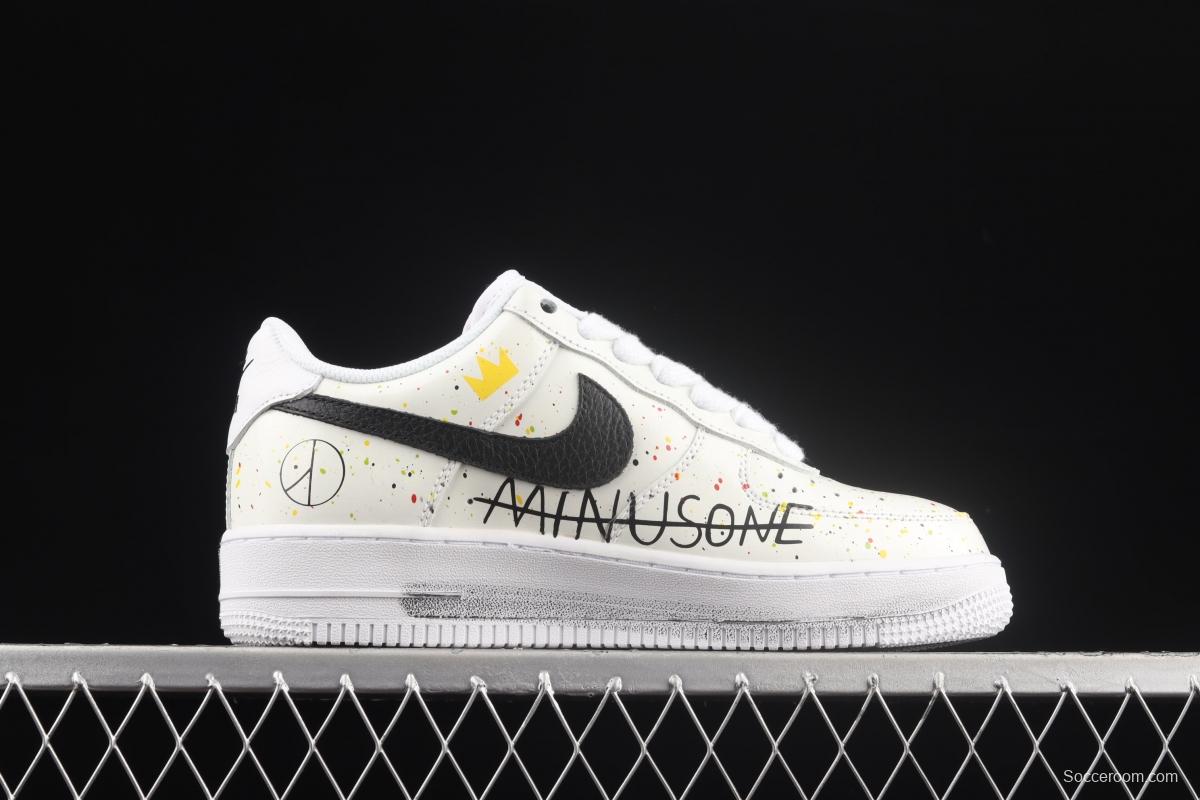 PEACEMINUSONE x Nike Air Force 1 Para-noise South Korea limits G-DragonPEACEMINUSONE low-top sports board shoes DD3223-100