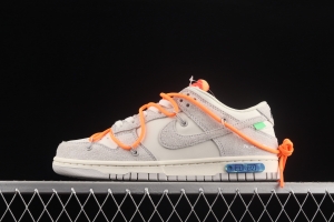 OFF-White x NIKE DUNK Low OW suede SB buckle rebound fashion casual board shoes DJ0950-116,