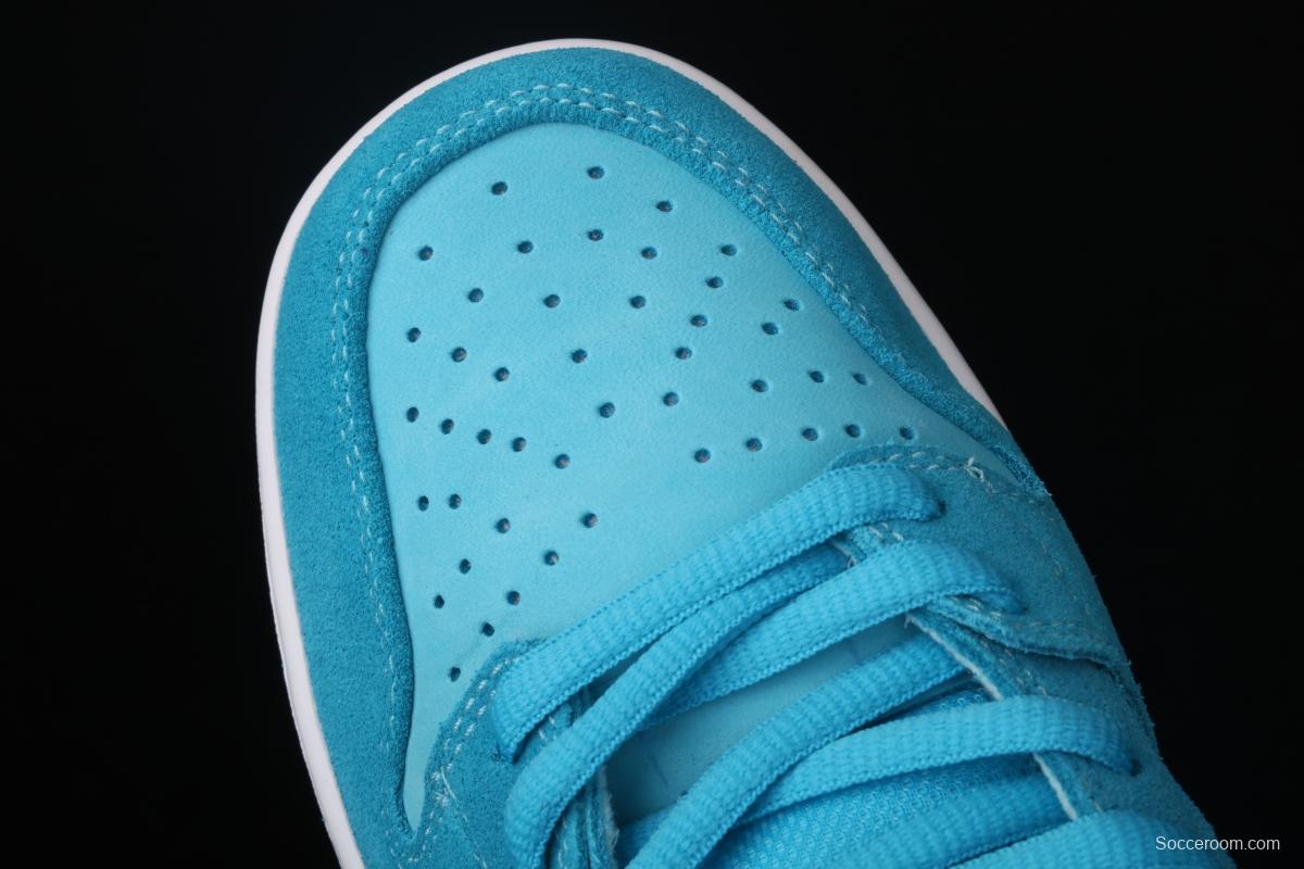 NIKE SB DUNK Low Pro sky blue fur-like fluorescent bottom low-top casual board shoes BQ6817-400