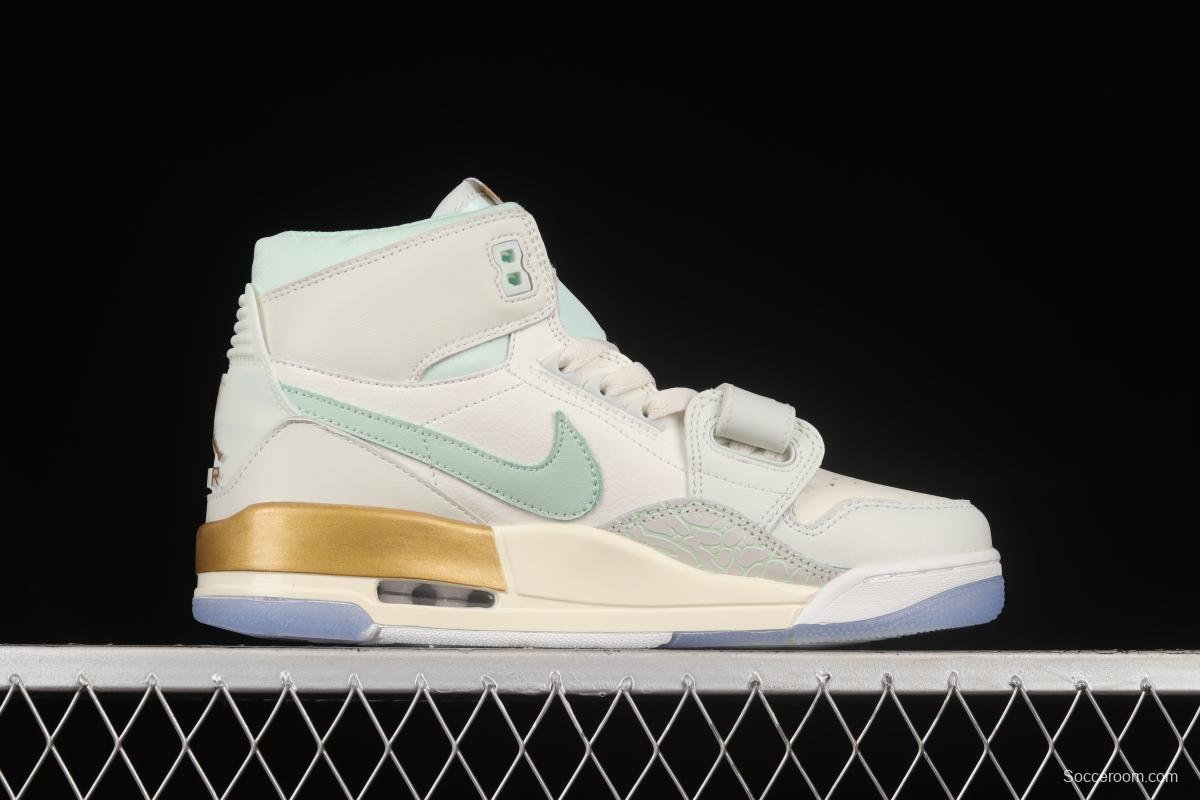 Air Jordan Legacy 312 Top Quality Mint Green Color Matching Velcro 3-in-1 Sneakers DR8486-131