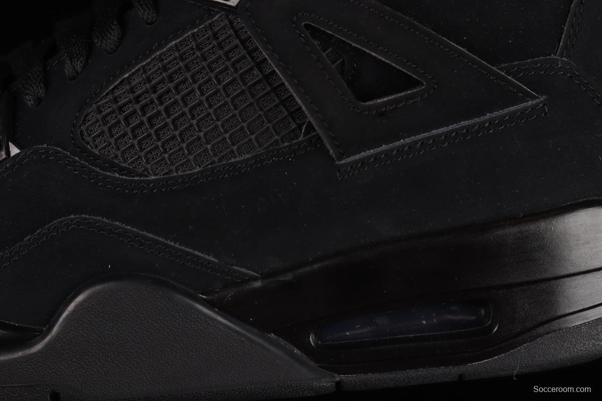 Air Jordan 4 Retro Black Cat black cat head frosted CU1110-010