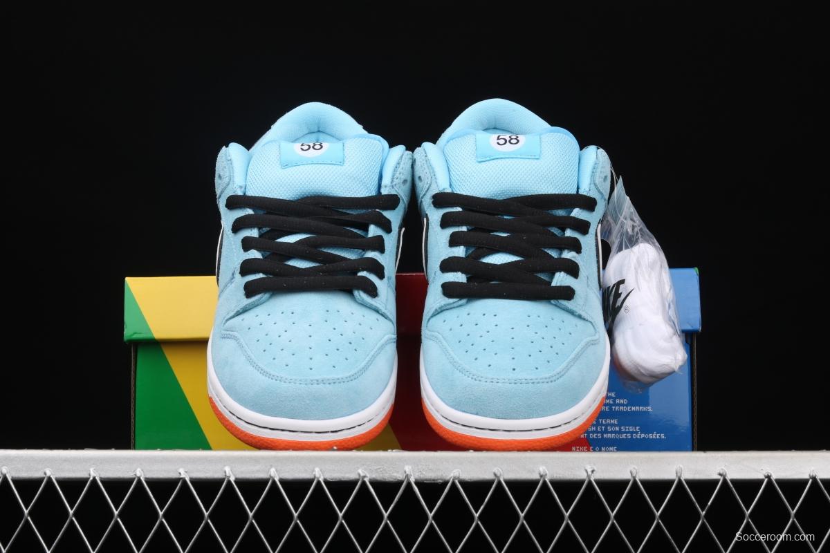 WE CLUB 58 x NIKE SB DUNK Low Pro Club 58 Gulf Slam Dunk Series low side leisure sports skateboard shoes BQ6817-401