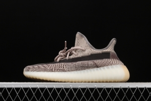 Adidas Yeezy Boost Basf 350 V2 Cinder FZ1267 Darth Coconut 350 second generation hollowed-out side coal ash permeable taillight BASF Boost original