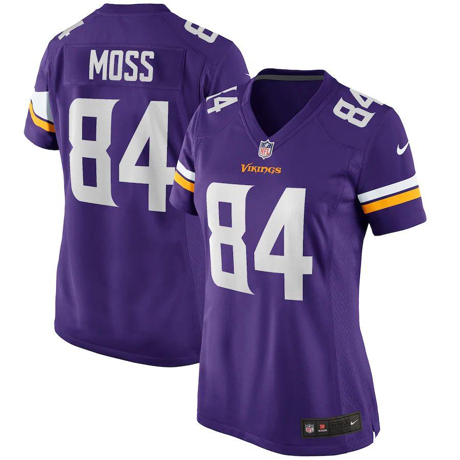 Women's Randy Moss Purple Retired Player Limited Team Jersey