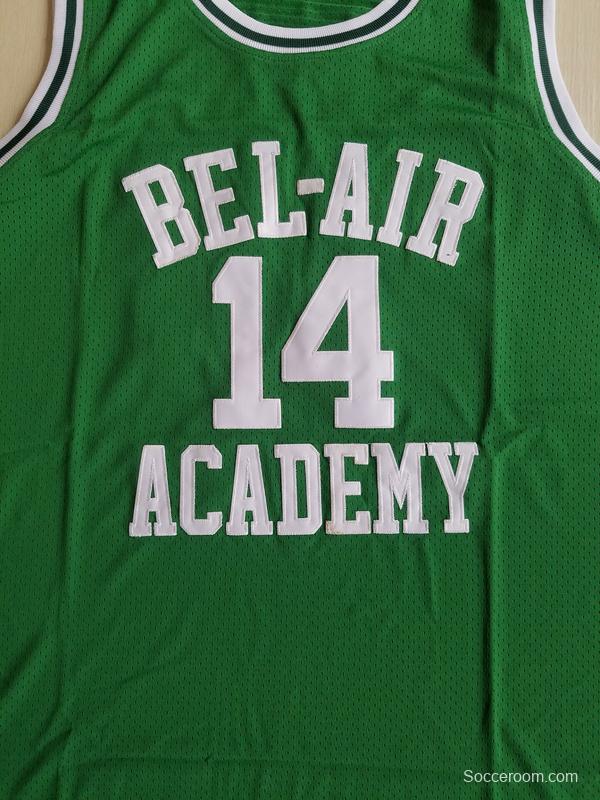 The Fresh Prince of Bel-Air Will Smith Bel-Air Academy Green Basketball Jersey