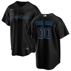 Men's Black Alternate 2020 Custom Team Jersey