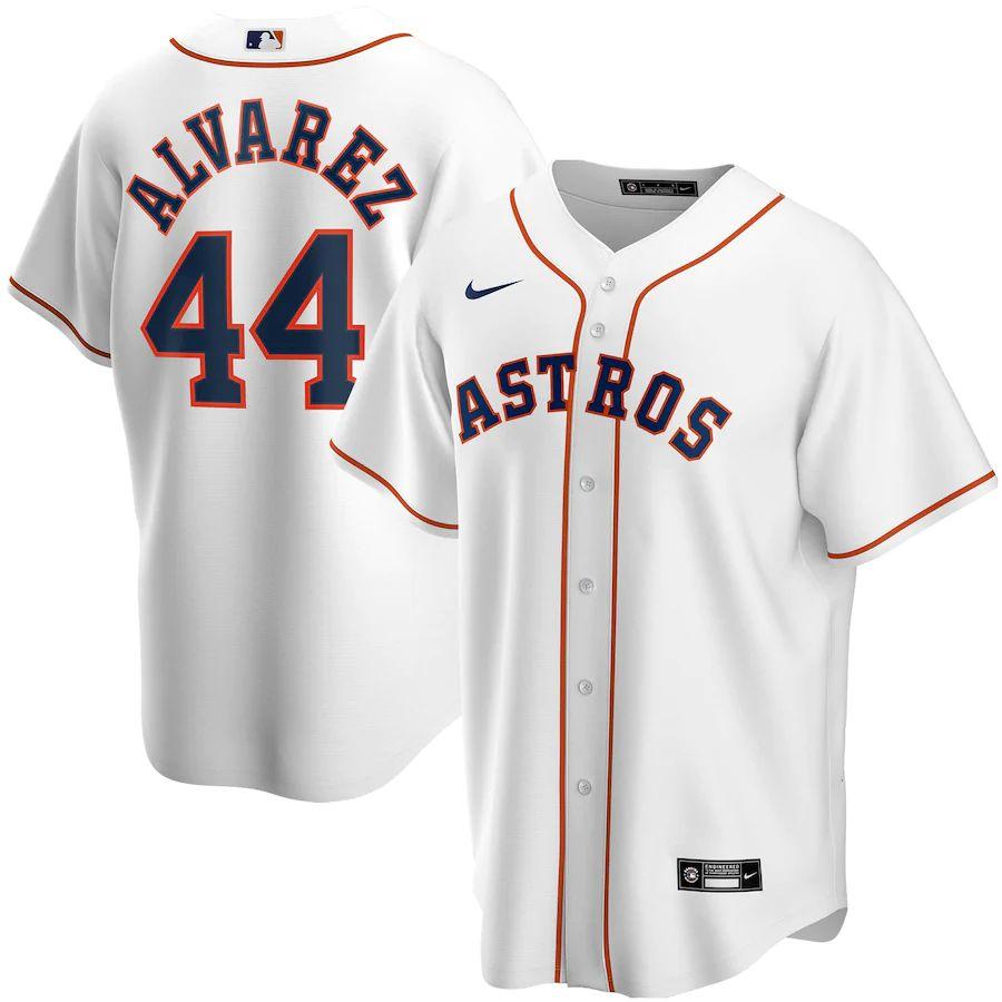 Men's Yordan Alvarez White Home 2020 Player Team Jersey