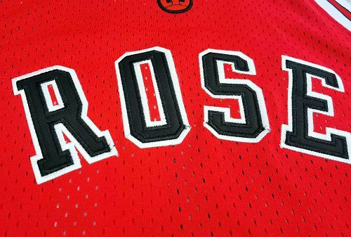 Men's Derrick Rose Red Retro Classic Team Jersey