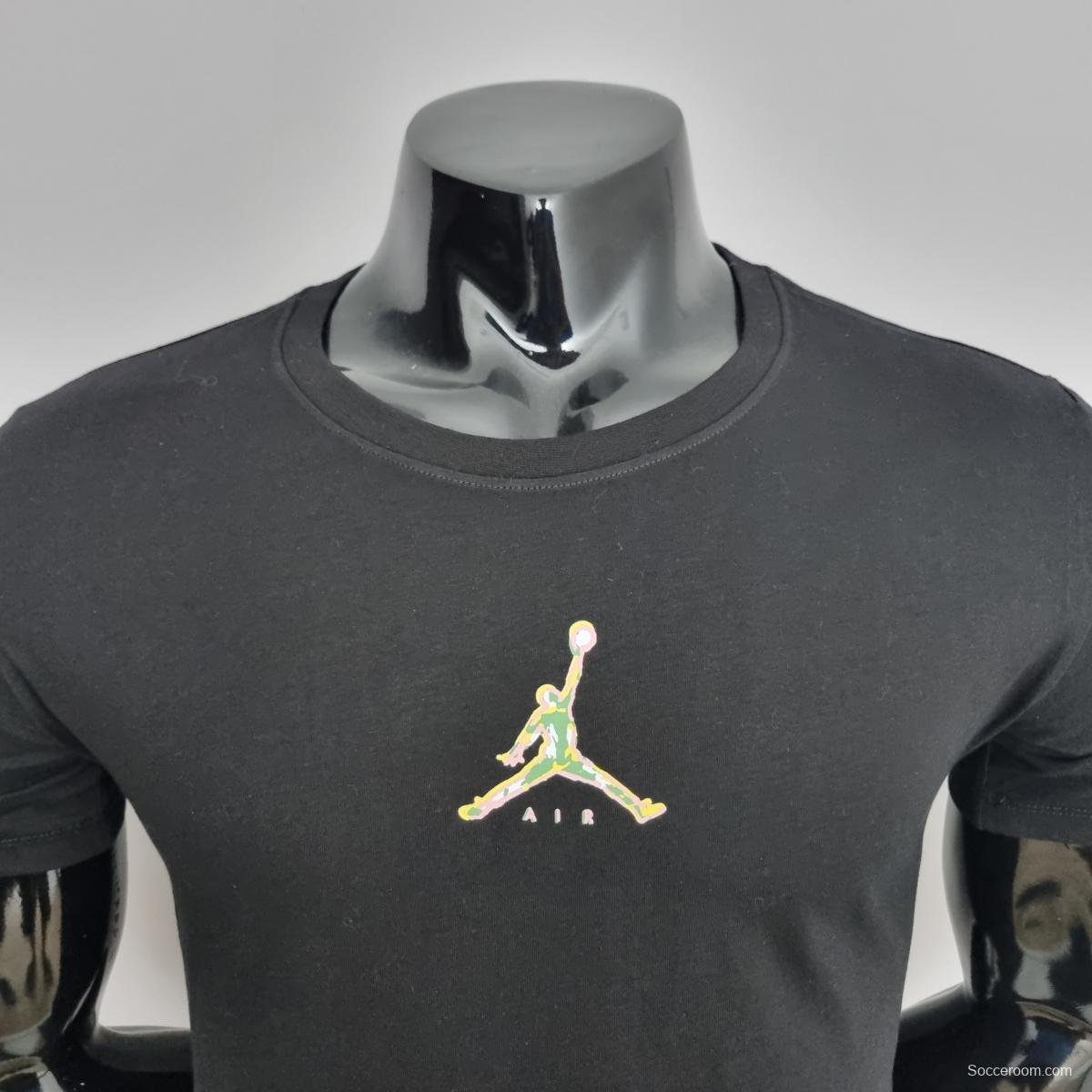 Mens Jordan Casual Black T-Shirts #K000153