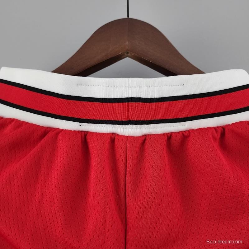 Chicago Bulls Red NBA Shorts 