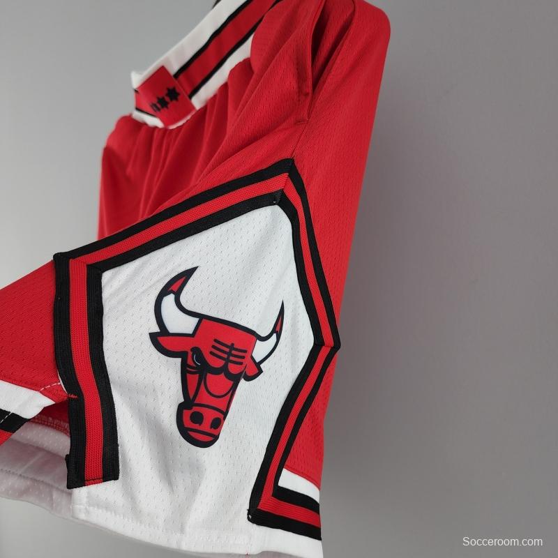 Chicago Bulls Red NBA Shorts 