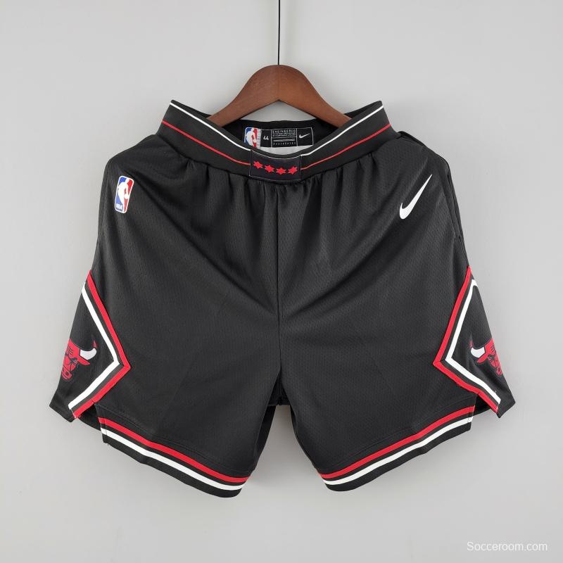 Chicago Bulls Black NBA Shorts 