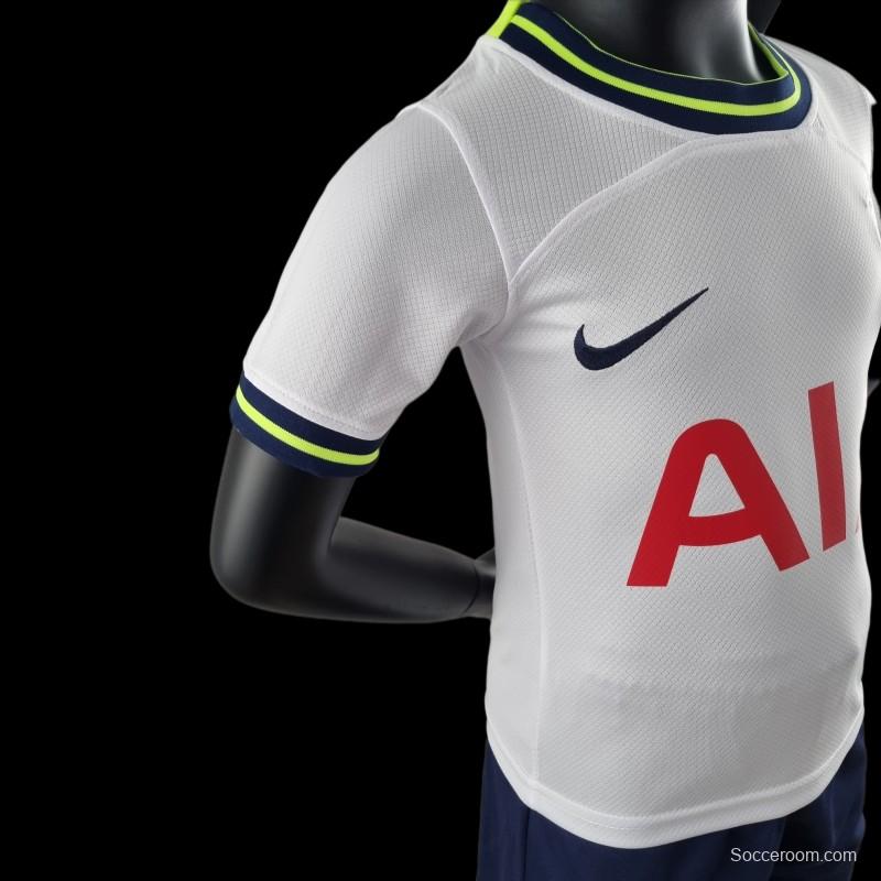 22/23 Kids Kit Tottenham Hotspur Home 16-28 Soccer Jersey