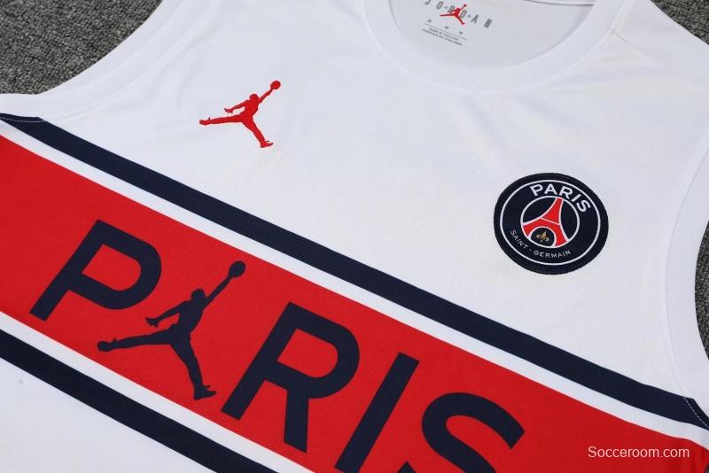 22/23PSG White Red BArsenal Pre-match Training Jersey Vest