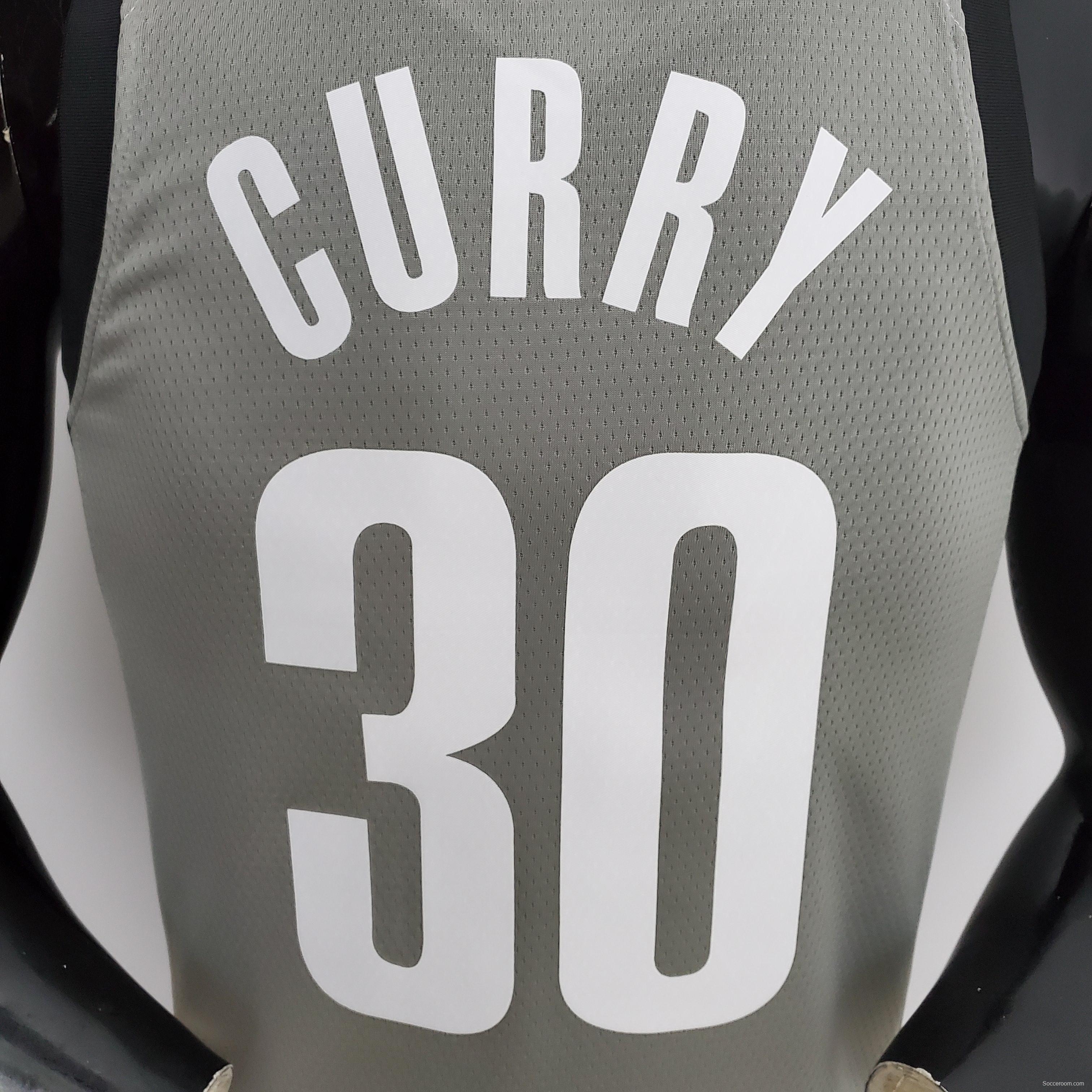 NBA Nets Curry #30 Flyer Grey Jersey