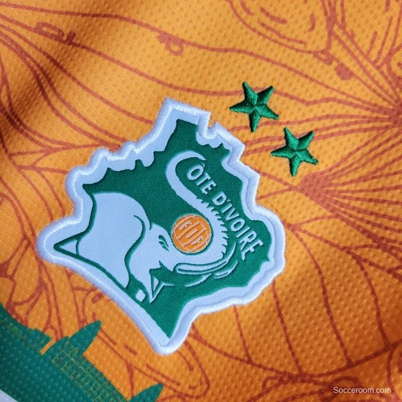 22/23 Ivory Coast Orange Training Jersey