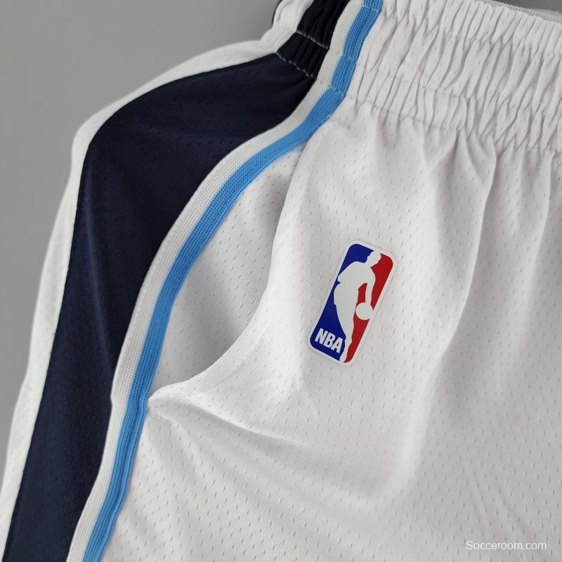 Memphis Grizzlies NBA Shorts White