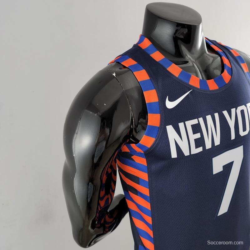 New York Knicks ANTHONY #7 Striped NBA Jersey