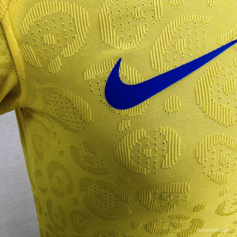 Player Version 2022 Brazil Home Soccer Jersey