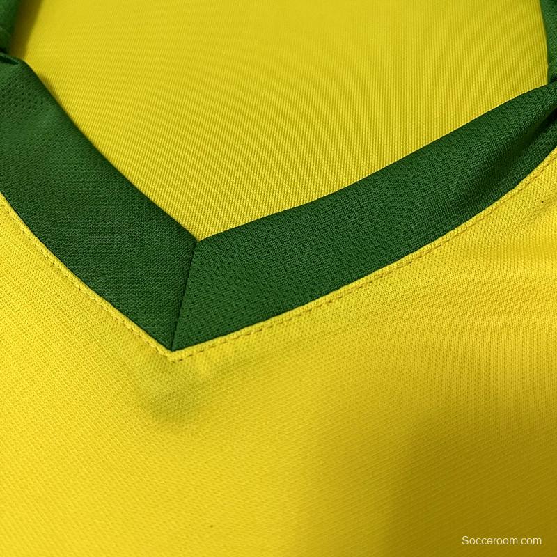 Retro 1978 Brazil Home Soccer Jersey