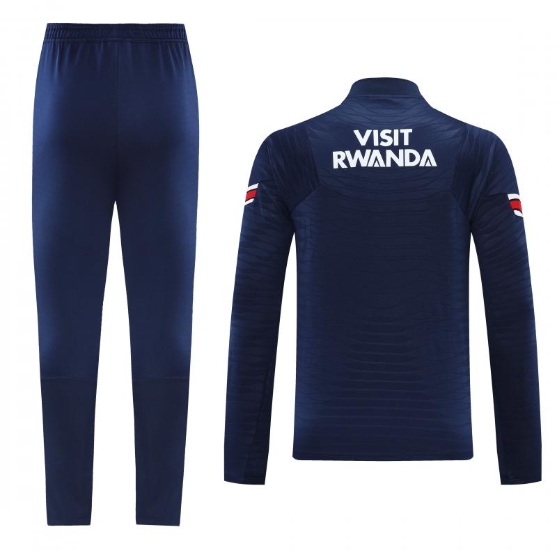 Kids 2022 PSG Navy Half Zipper Tracksuit