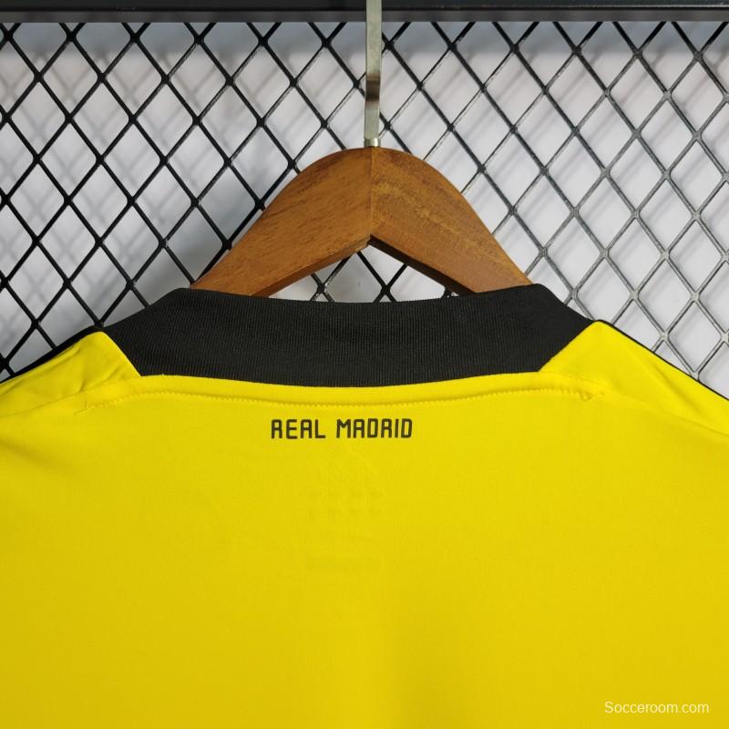 Retro 2011/12 Real Madrid Yellow Goalkeeper Jersey