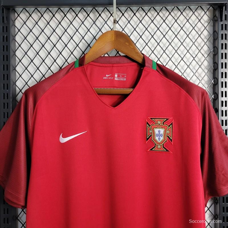 Retro 2016 Portugal Home Jersey