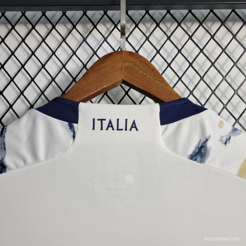 2023 Italy Away White Jersey