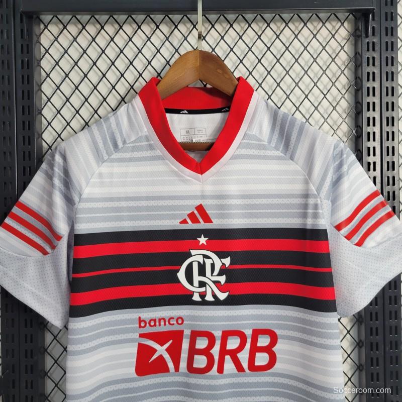 23-24 Flamengo Grey Stripe Special Edition Jersey