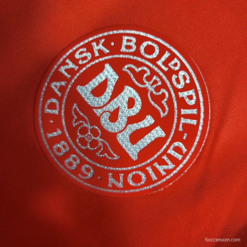 2023  Denmark Home Red Jersey