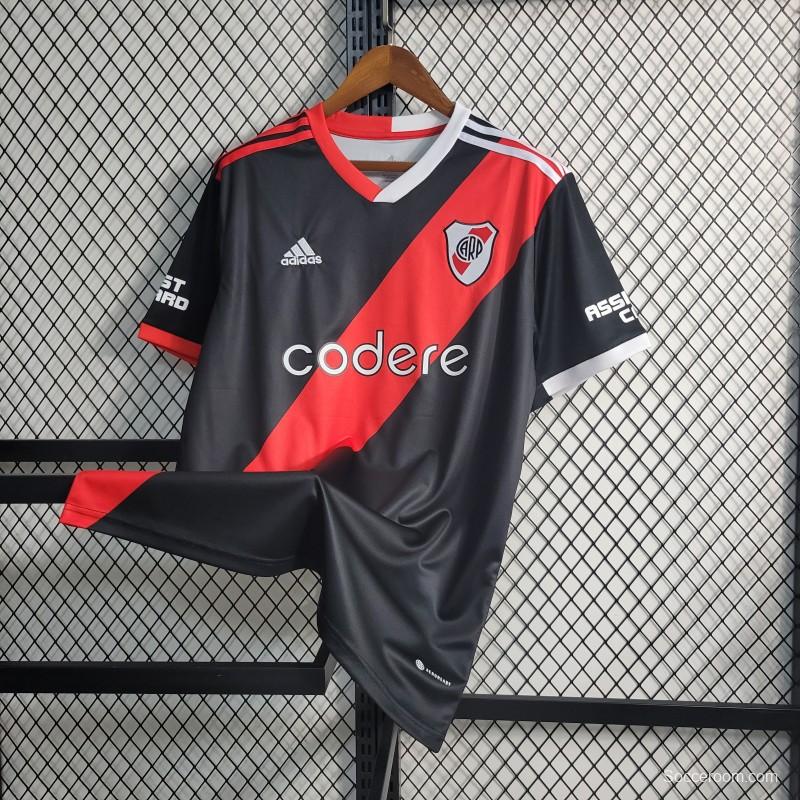 23-24 River Plate Black Third Jersey