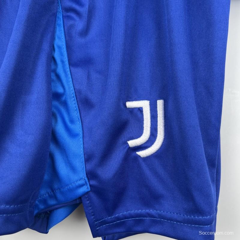 23/24 Kids Goalkeeper Juventus Blue Jersey