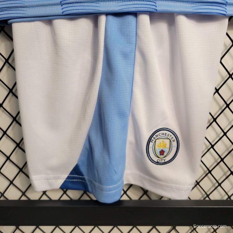 23-24 Kids Manchester City Home Jersey