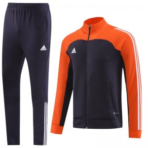 23/24 Adidas Orange/Navy Full Zipper +Pants