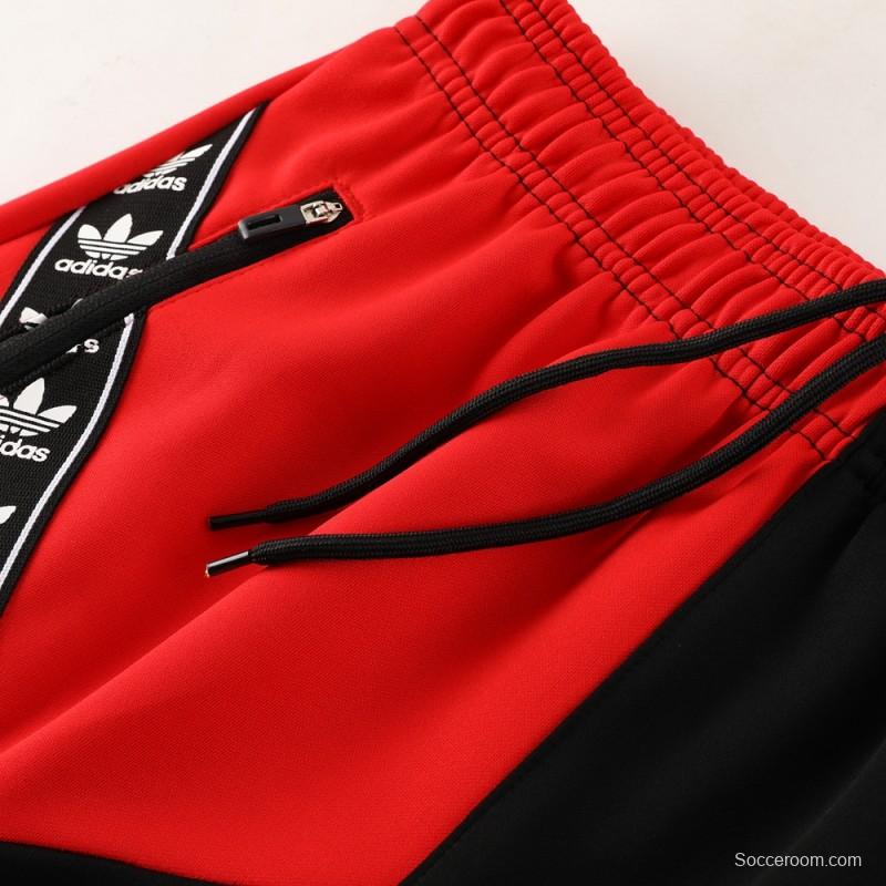 23/24 Adidas Original Wine/Red Full Zipper +Pants