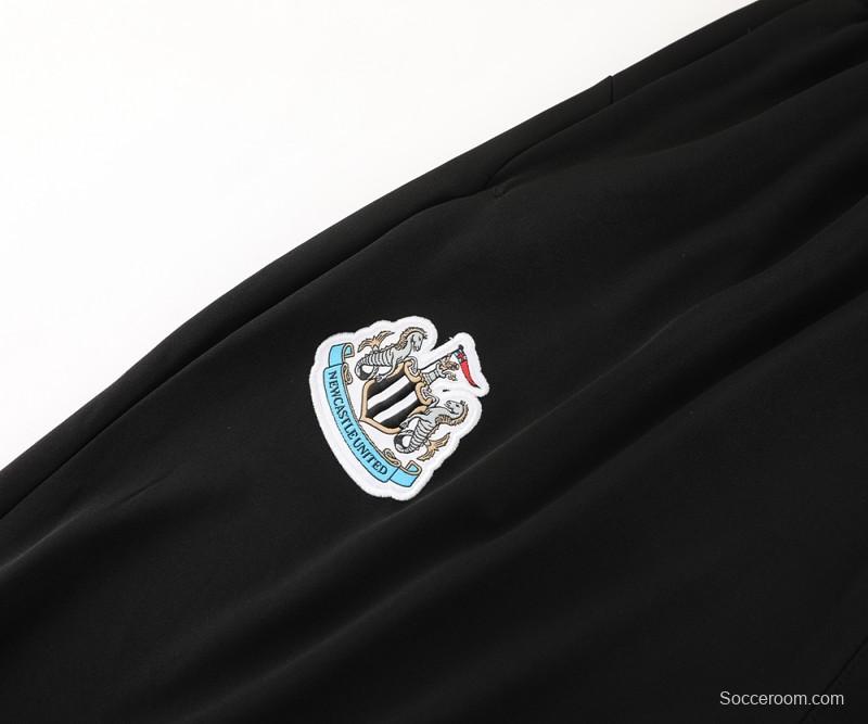 23/24 Newcastle United Black Half Zipper Jacket+Pants