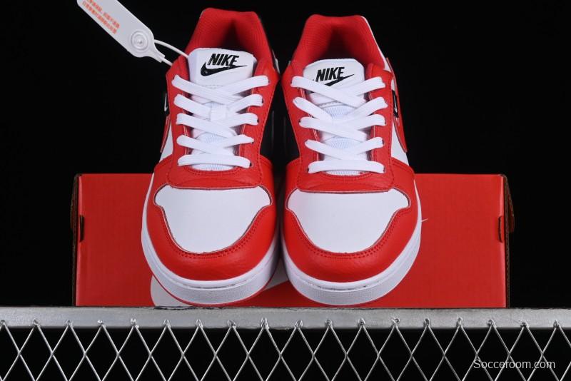 Nike Ebernon Low Premium Black White Low-Top Versatile Breathable Casual Sneakers - AQ1774-101