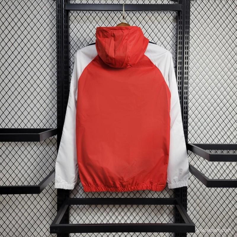 24/25 Manchester United Red Windbreaker