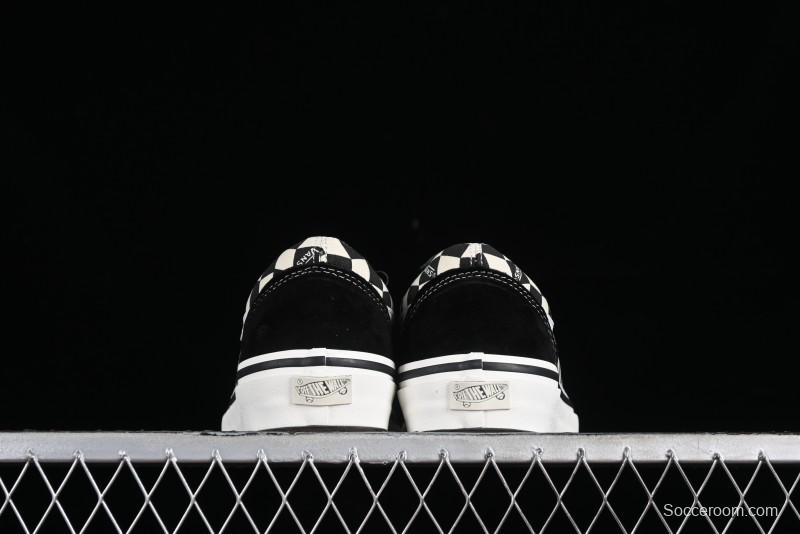 Vans Old Skool Reissue 136 High-End Series Canvas Sneakers with Toe Cap Design - VN000MT6BPQ