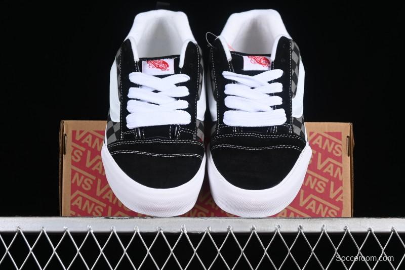 Vans Classics Knu Skool Retro Skate Shoes with Thick Tongue and Oversized Toe - VN0009QCB9P