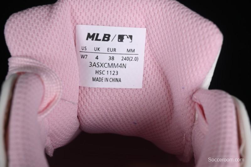 MLB NY Chunky Liner New York Yankees Velcro Print Logo Lightweight Platform Casual Sneakers - 3ASXCMM4N50PKS