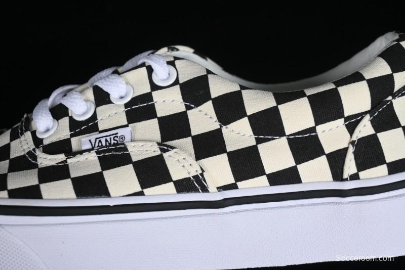 Vans Authentic Golden Coast Classic Checkerboard Slip-On Canvas Shoes - VN0A4BV4R6R